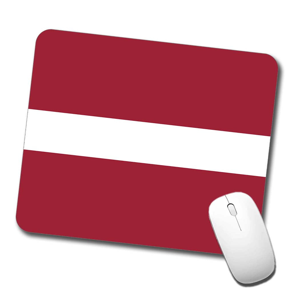 Latvia Country Flag Low Profile Mouse Pad Mat