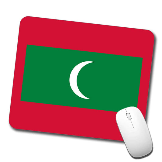 Maldives Country Flag Low Profile Mouse Pad Mat