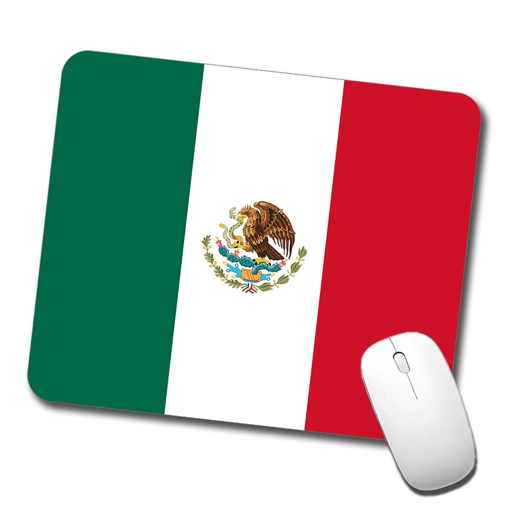 Mexico Country Flag Low Profile Mouse Pad Mat