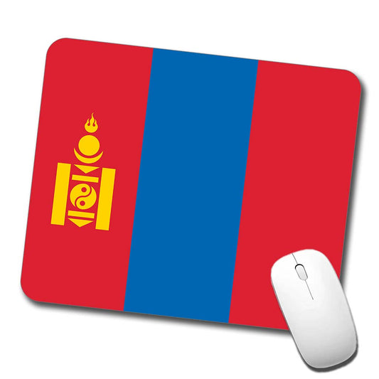 Mongolia Country Flag Low Profile Mouse Pad Mat