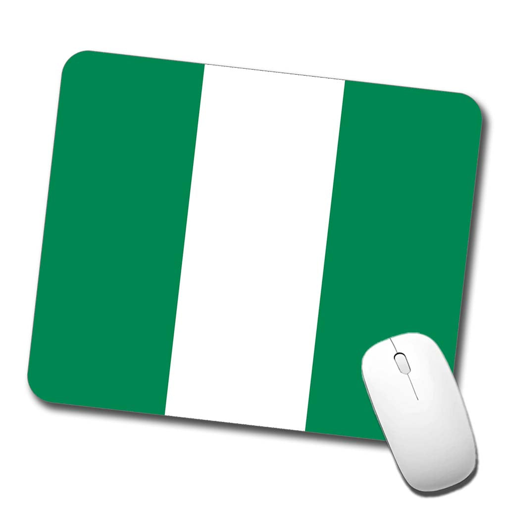 Nigeria Country Flag Low Profile Mouse Pad Mat