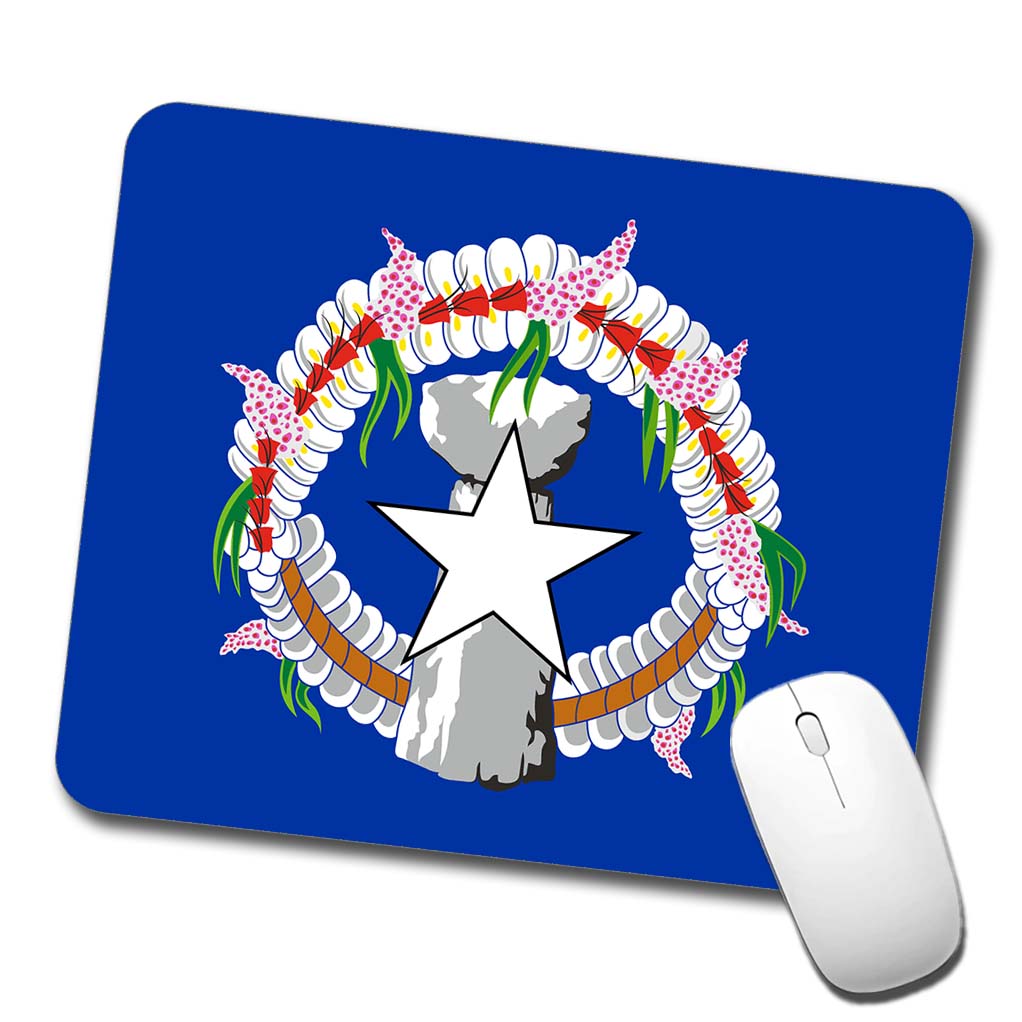 Northern Mariana Islands Country Flag Low Profile Mouse Pad Mat