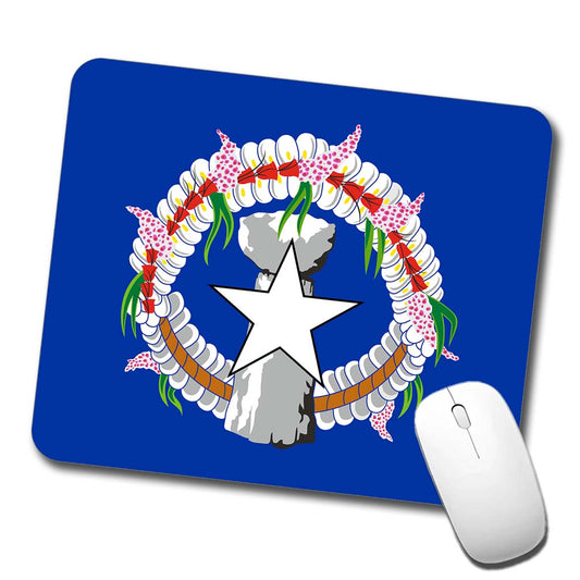 Northern Mariana Islands Country Flag Low Profile Mouse Pad Mat