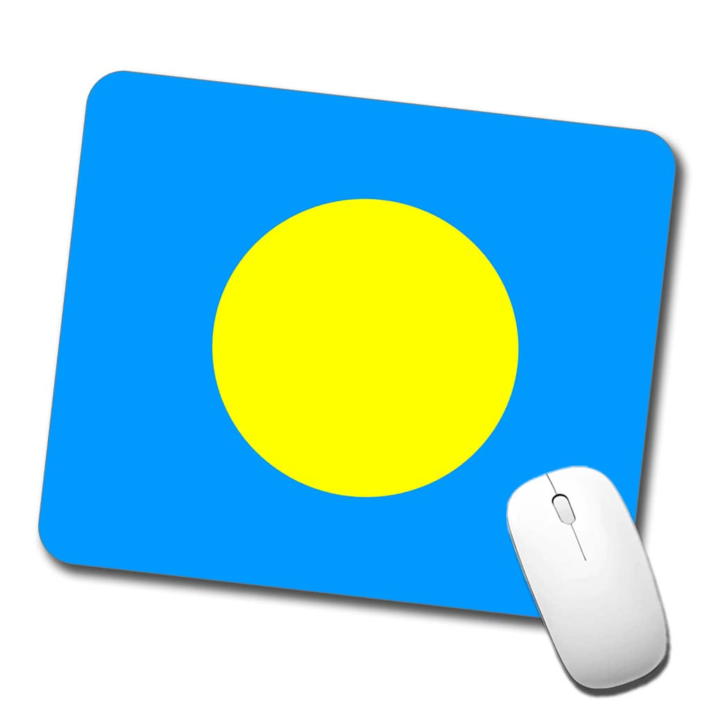 Palau Country Flag Low Profile Mouse Pad Mat