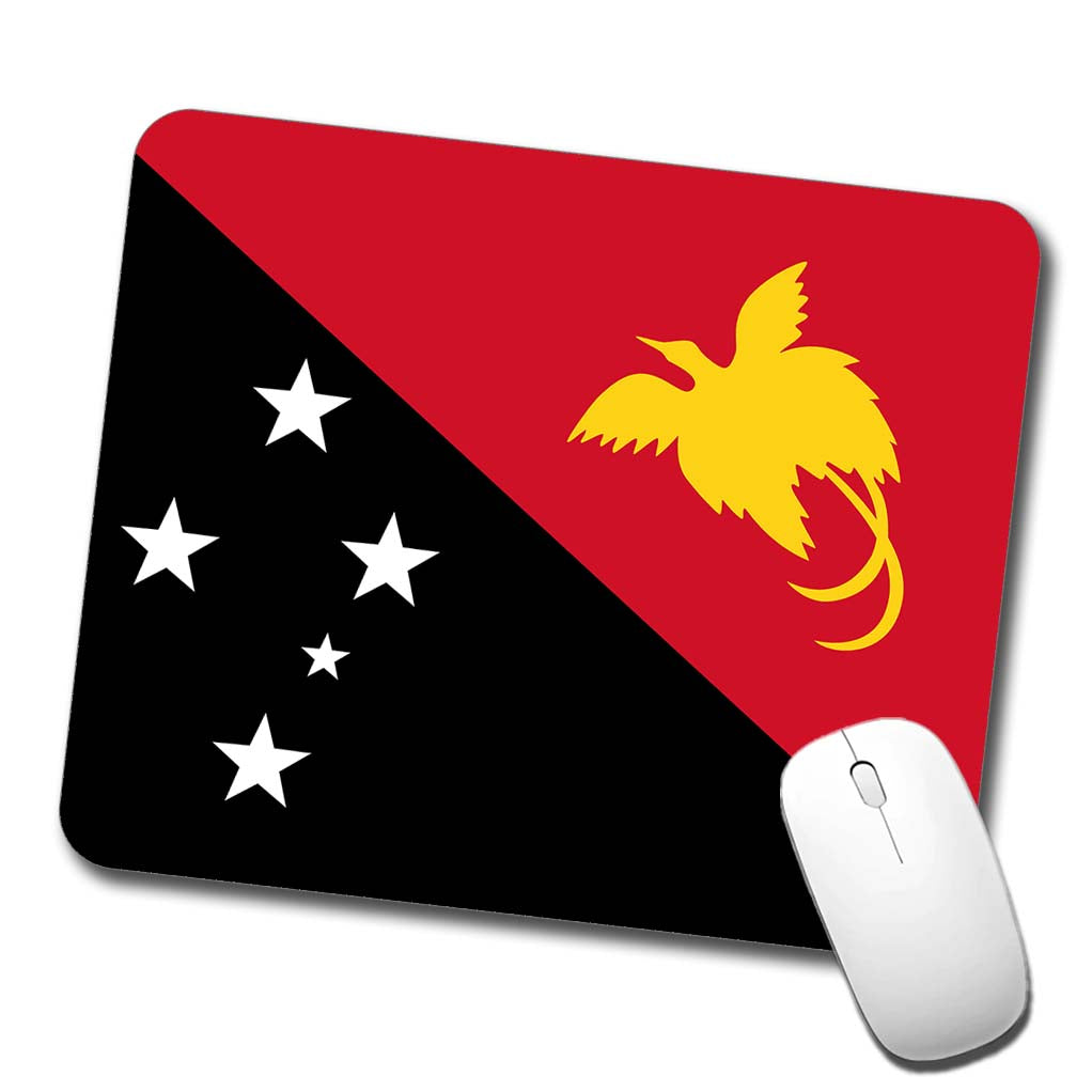 Papua New Guinea Country Flag Low Profile Mouse Pad Mat