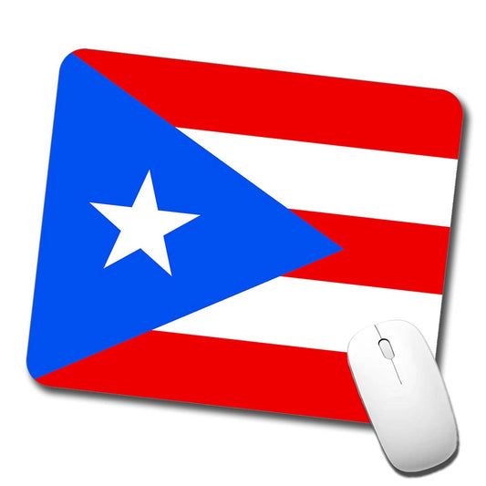 Puerto Rico Country Flag Low Profile Mouse Pad Mat