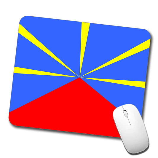 Réunion Country Flag Low Profile Mouse Pad Mat