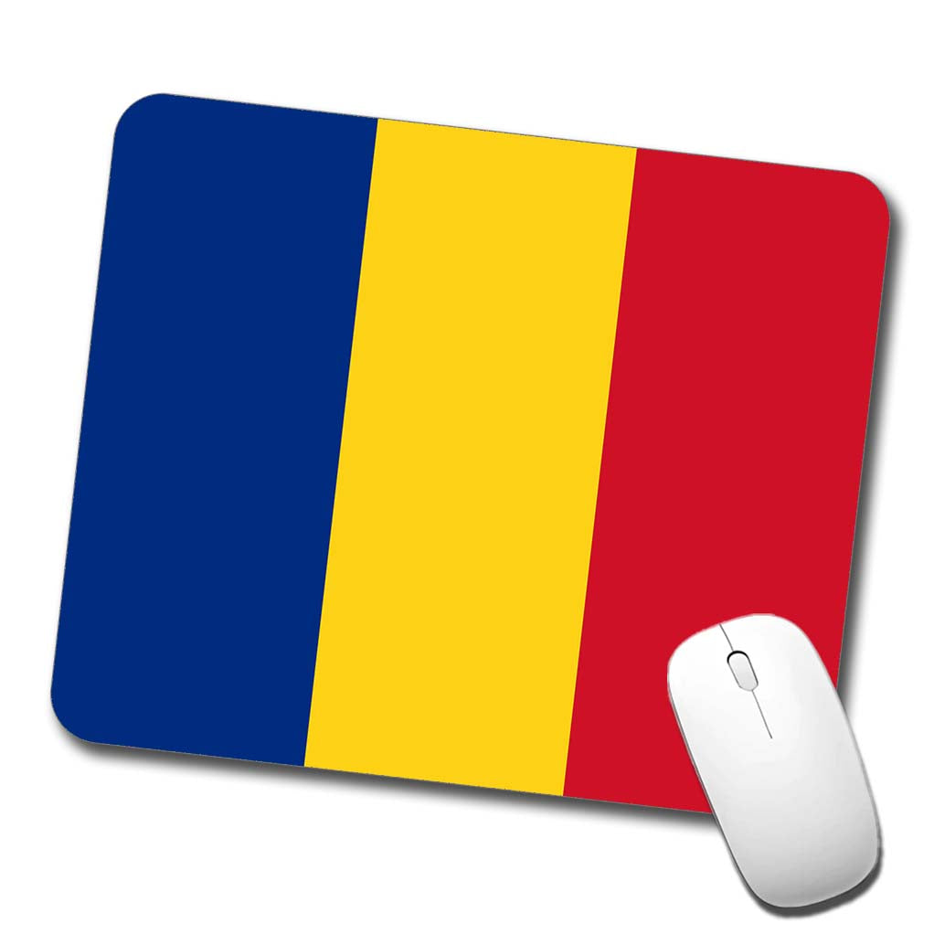 Romania Country Flag Low Profile Mouse Pad Mat