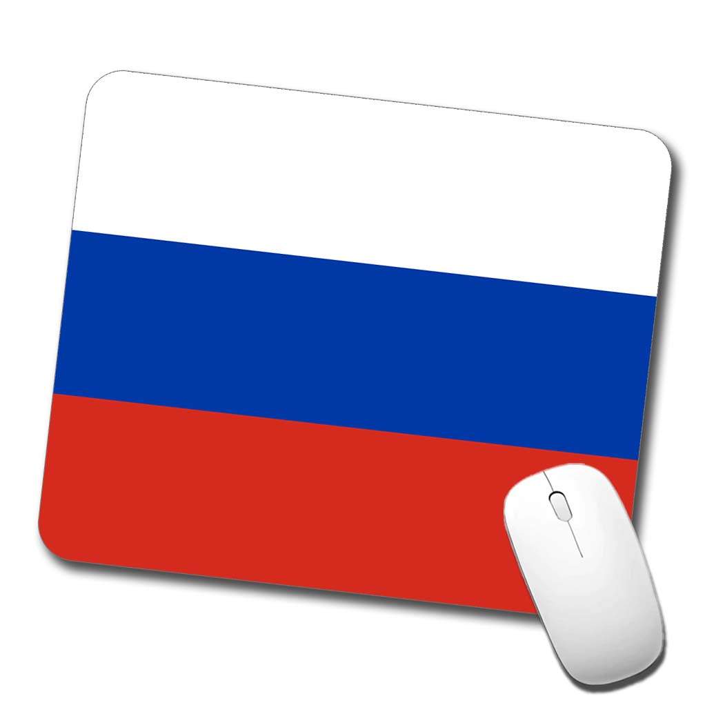 Russian Federation Country Flag Low Profile Mouse Pad Mat