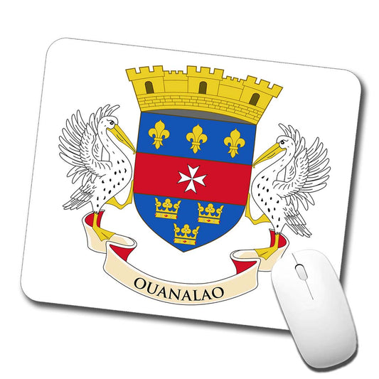Saint Barthélemy Country Flag Low Profile Mouse Pad Mat