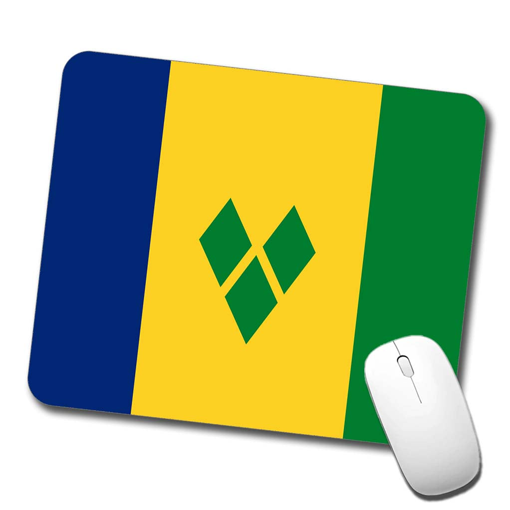 Saint Vincent and the Grenadines Country Flag Low Profile Mouse Pad Mat