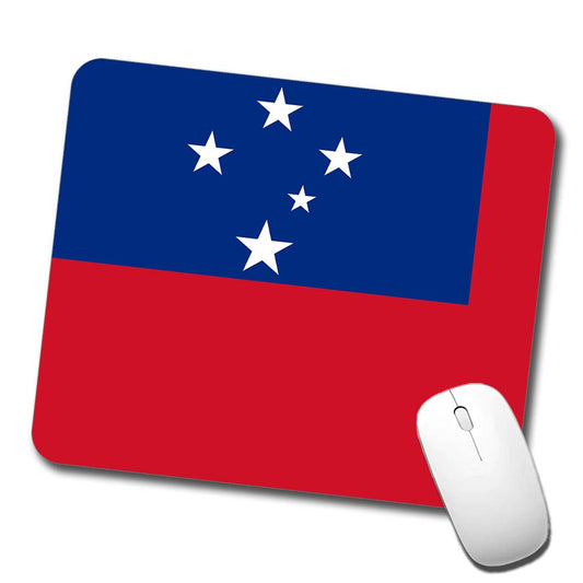 Samoa Country Flag Low Profile Mouse Pad Mat