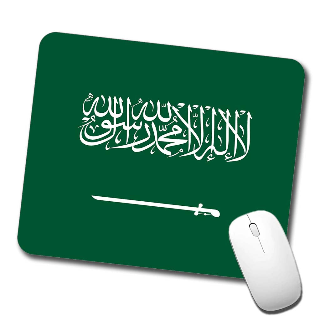 Saudi Arabia Country Flag Low Profile Mouse Pad Mat