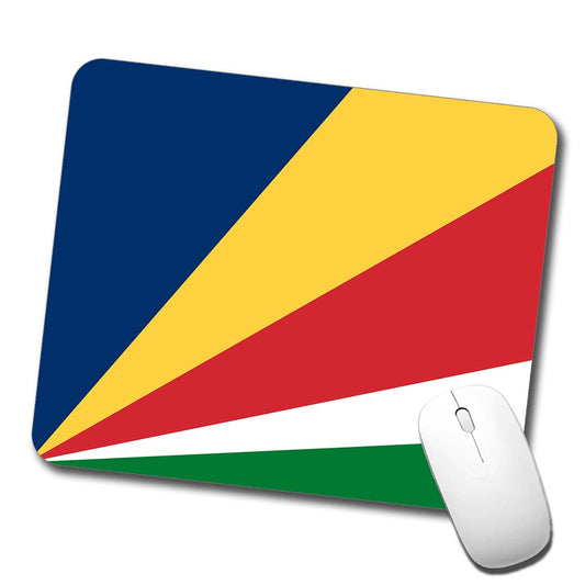 Seychelles Country Flag Low Profile Mouse Pad Mat