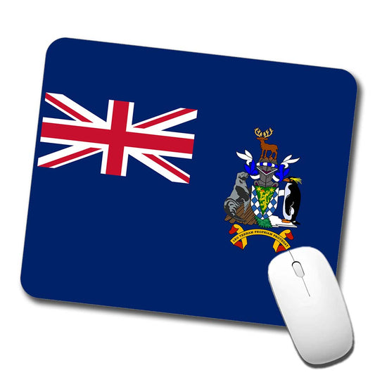 South Georgia and the South Sandwich Islands Country Flag Low Profile Mouse Pad Mat