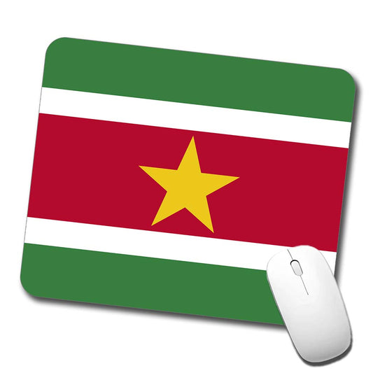 Suriname Country Flag Low Profile Mouse Pad Mat