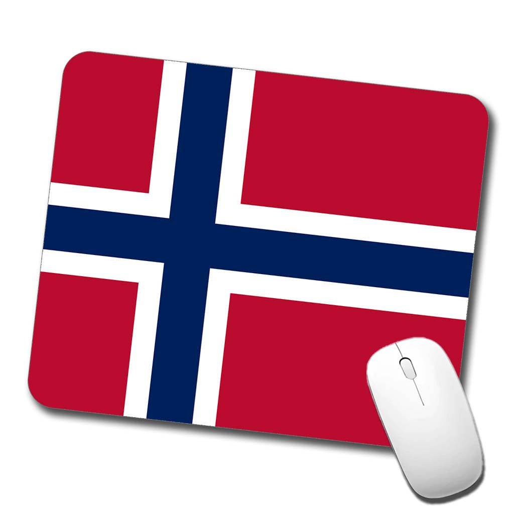 Svalbard and Jan Mayen Country Flag Low Profile Mouse Pad Mat