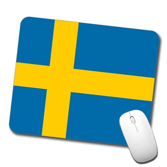 Sweden Country Flag Low Profile Mouse Pad Mat
