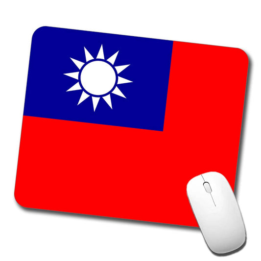 Taiwan Country Flag Low Profile Mouse Pad Mat
