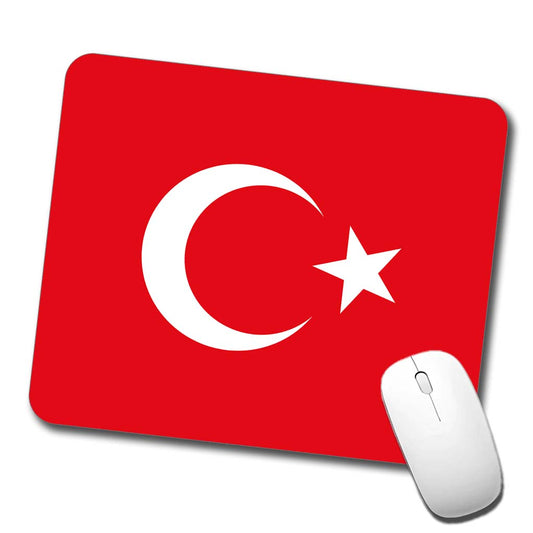 Turkey Country Flag Low Profile Mouse Pad Mat