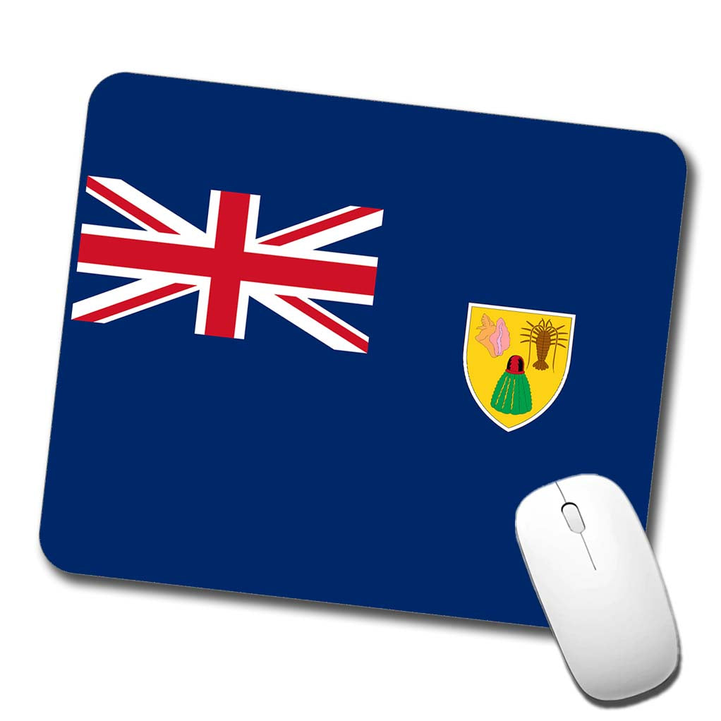 Turks and Caicos Islands Country Flag Low Profile Mouse Pad Mat