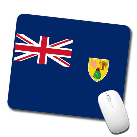 Turks and Caicos Islands Country Flag Low Profile Mouse Pad Mat