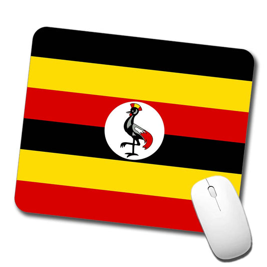 Uganda Country Flag Low Profile Mouse Pad Mat