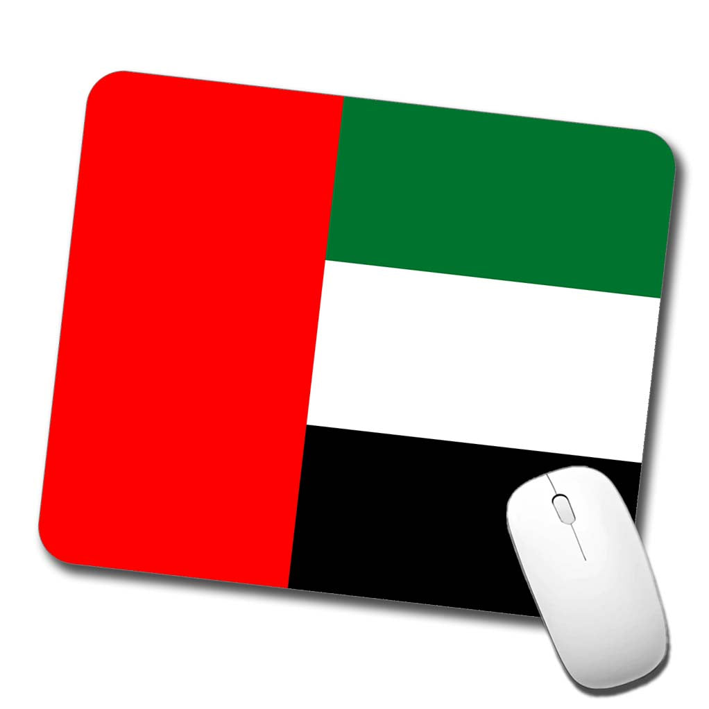 United Arab Emirates Country Flag Low Profile Mouse Pad Mat