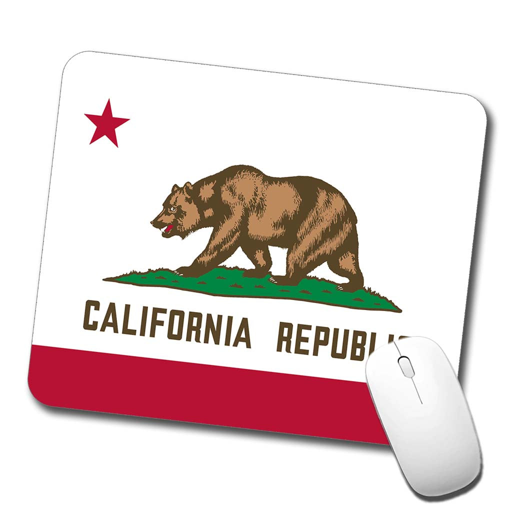 California CA State Flag Low Profile Mouse Pad Mat