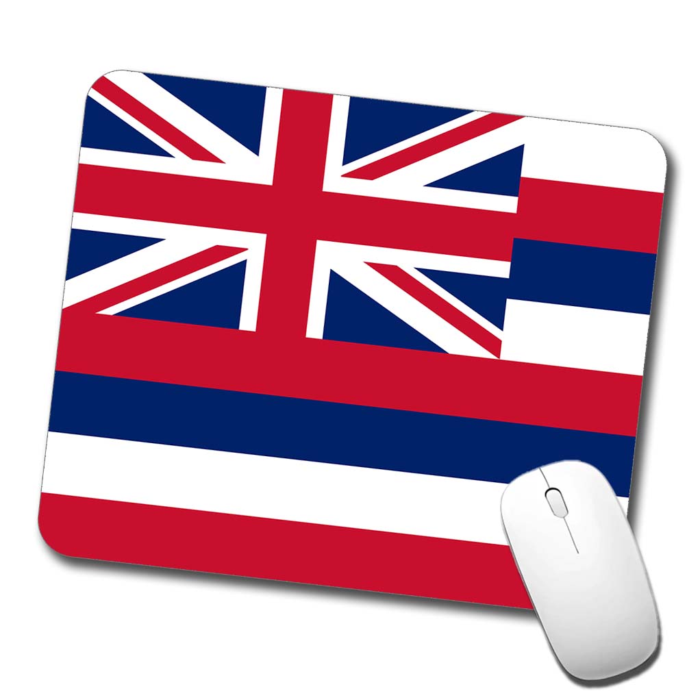 Hawaii HI State Flag Low Profile Mouse Pad Mat