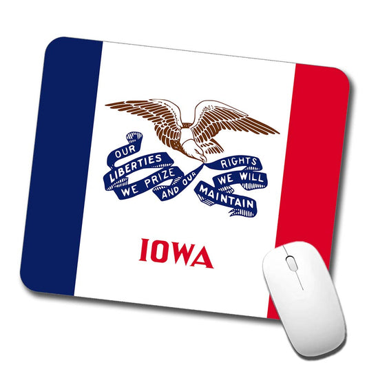 Iowa IA State Flag Low Profile Mouse Pad Mat