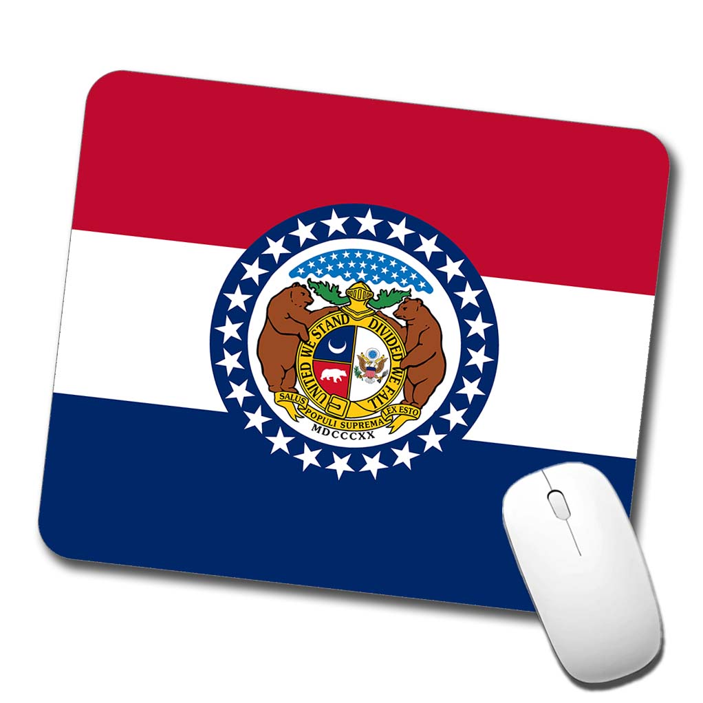 Missouri MO State Flag Low Profile Mouse Pad Mat