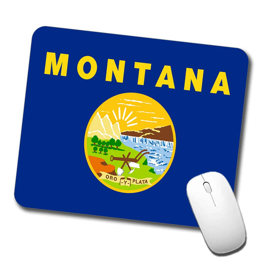 Montana MT State Flag Low Profile Mouse Pad Mat