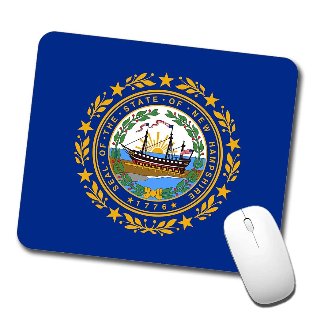 New Hampshire NH State Flag Low Profile Mouse Pad Mat