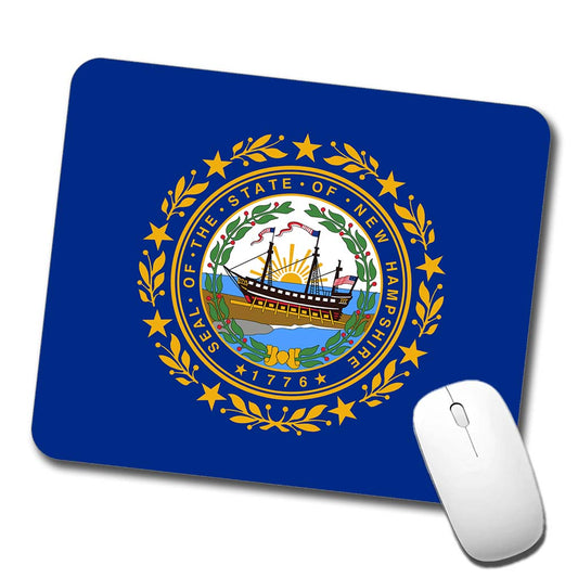 New Hampshire NH State Flag Low Profile Mouse Pad Mat