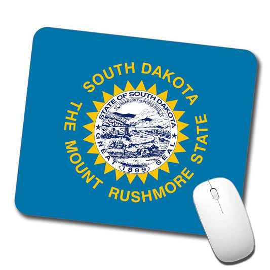 South Dakota SD State Flag Low Profile Mouse Pad Mat