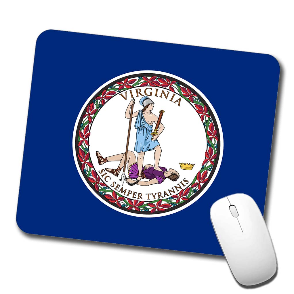 Virginia VA State Flag Low Profile Mouse Pad Mat