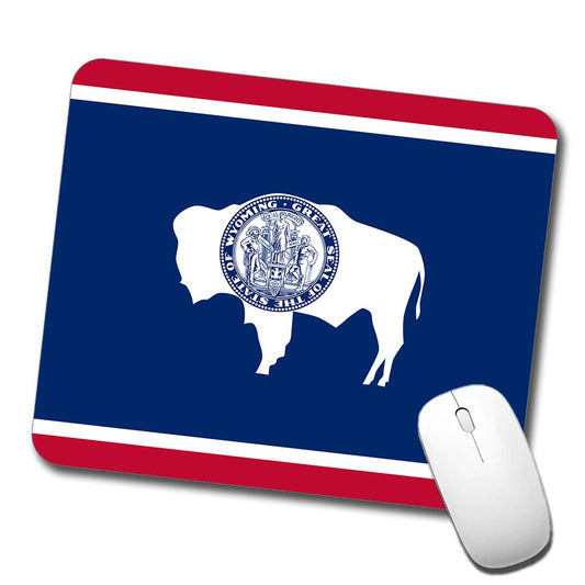 Wyoming WY State Flag Low Profile Mouse Pad Mat