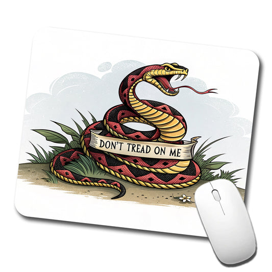 Don't Tread On Me Snake Low Profile Mouse Pad Mat