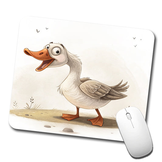 Funny Silly Goose Low Profile Mouse Pad Mat