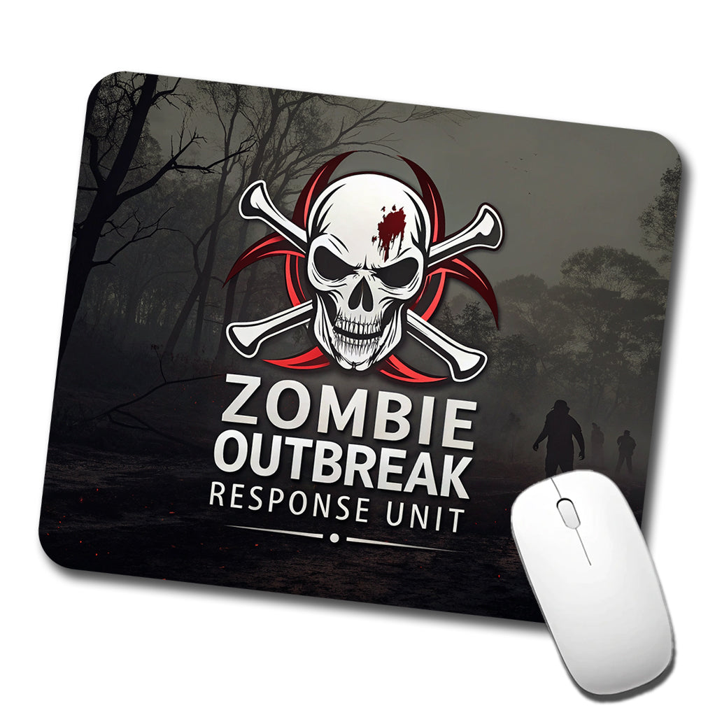 Zombie Outbreak Response Unit Biohazard Low Profile Mouse Pad Mat