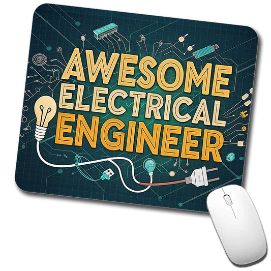 Awesome Electrical Engineer Inspirational Low Profile Mouse Pad Mat