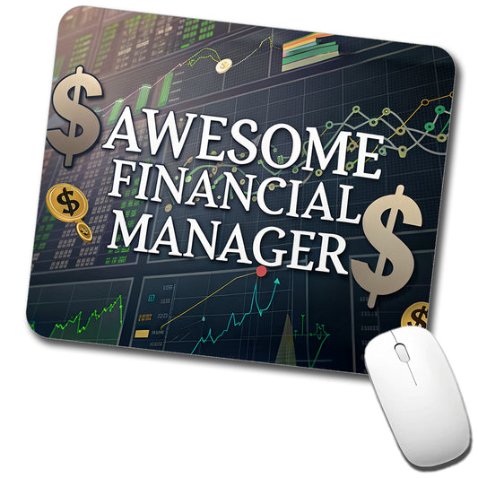 Awesome Financial Money Manager Inspirational Low Profile Mouse Pad Mat