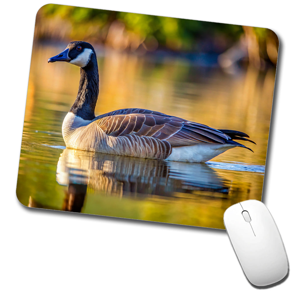 Canada Canadian Goose on Lake Low Profile Mouse Pad Mat