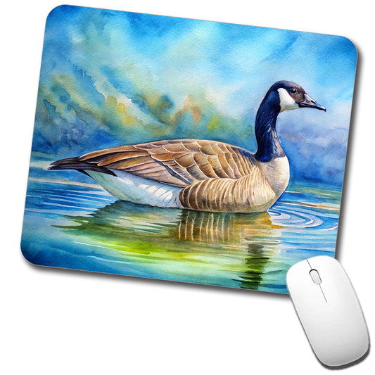 Canada Canadian Goose Watercolor Low Profile Mouse Pad Mat