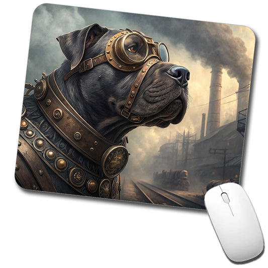 Cane Corso Dog Steampunk Low Profile Mouse Pad Mat