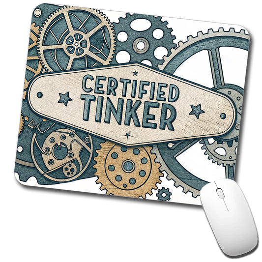 Certified Tinker Gears Low Profile Mouse Pad Mat