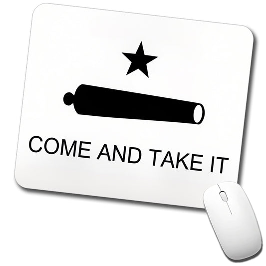 Come And Take It Revolution Texas Cannon Flag Low Profile Mouse Pad Mat