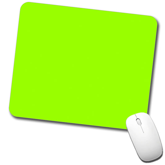 It's Just a Solid Lime Green Color Low Profile Mouse Pad Mat