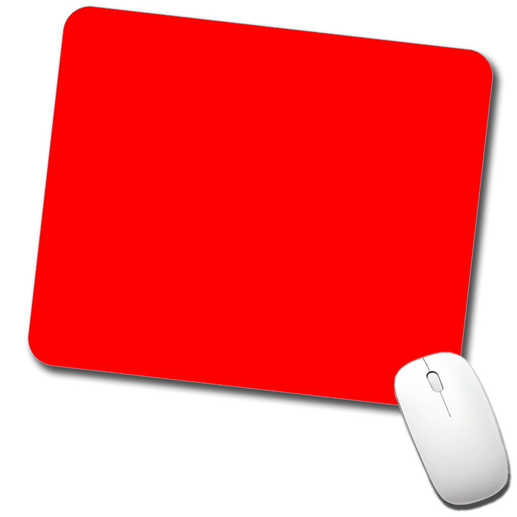 It's Just a Solid Red Color Low Profile Mouse Pad Mat